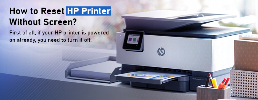 how to reset hp printer