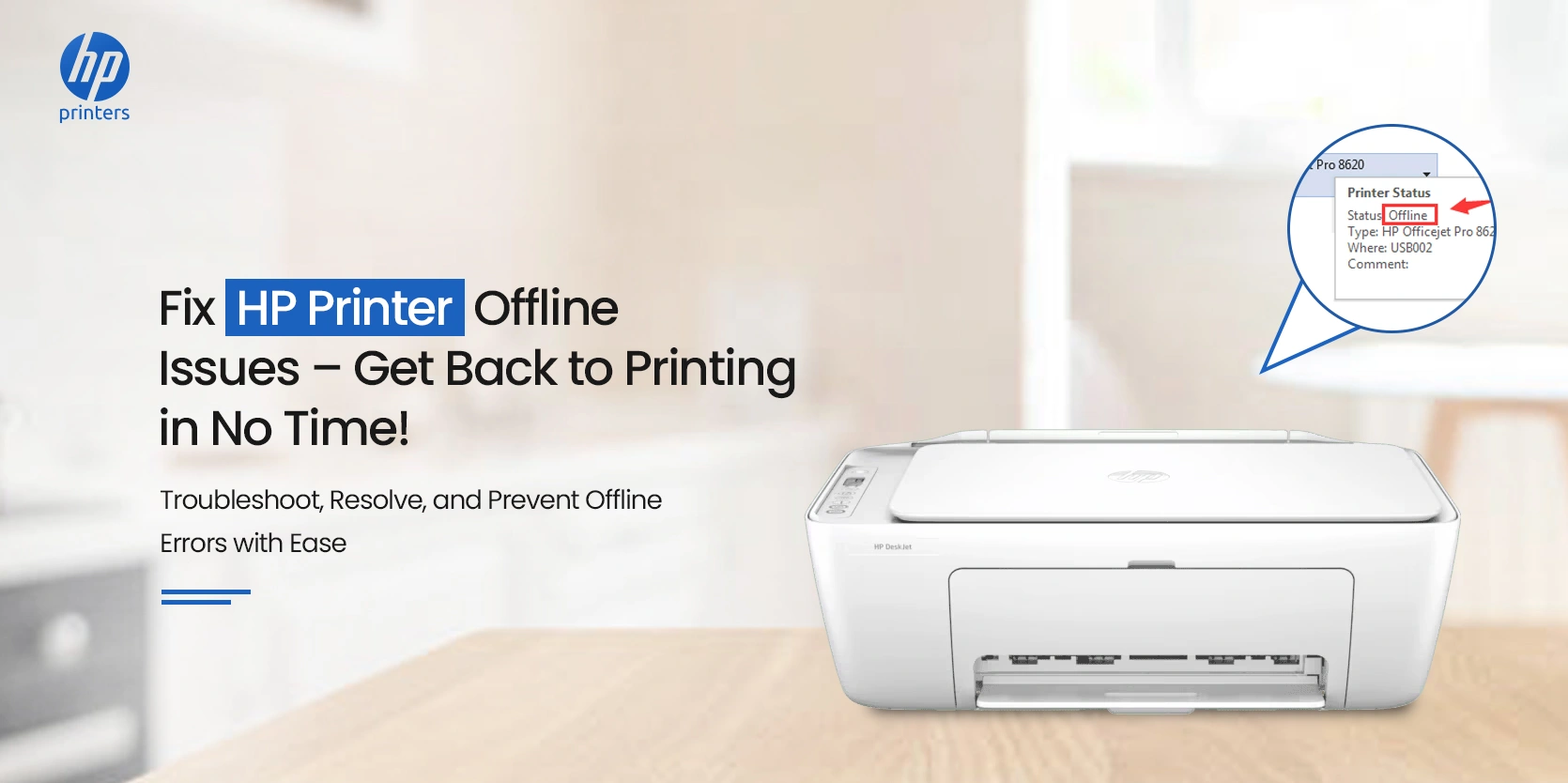 HP Printer Offline Issue